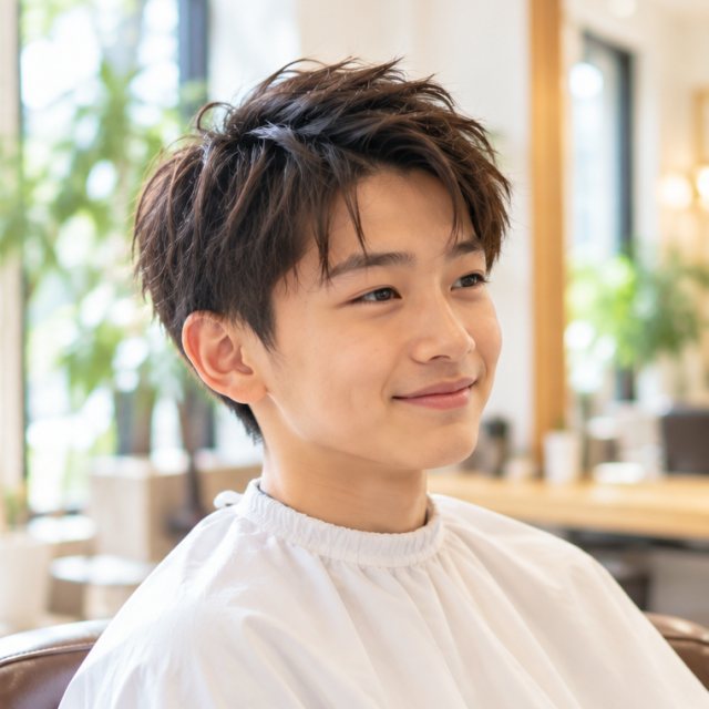 15歳になった同じ男の子
